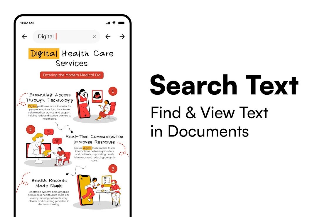 Searching inside a document on a phone — a feature mobile users praise